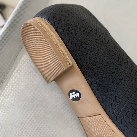 Dr. Scholls Be Free Matte Black Textured Flats - Picture 4 of 8